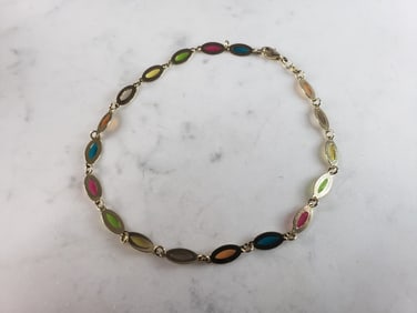 Womens Vintage Estate 14K Yellow Gold Anklet Bracelet