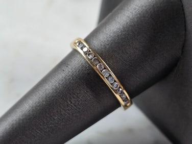 Womens Vintage Estate 14k Gold Diamond Tessler Weiss Ring