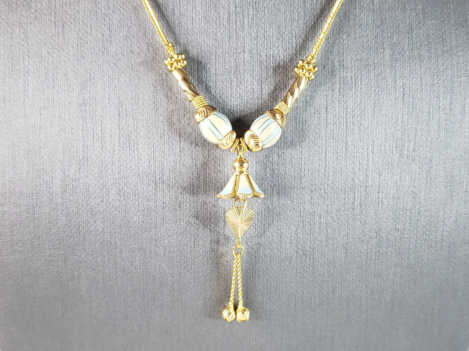 Stunning Womens Vintage Estate 21k Yellow Gold Necklace (1 of 4)