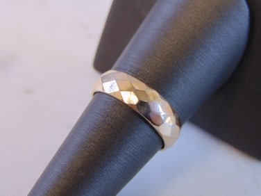 Womens Vintage Estate 10K Yellow Gold Band Wedding Ring