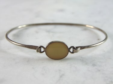 Womens Vintage Estate Sterling Silver Cuff Bracelet
