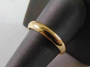 Mens Vintage Estate 14K Yellow Gold Wedding Band Ring