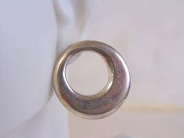 Womens Vintage Estate Sterling Silver Earrings