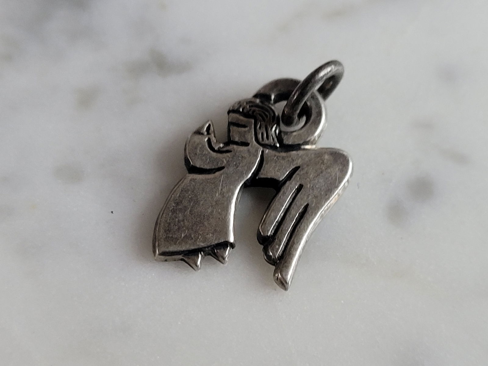 Womens Vintage Estate Sterling Silver James Avery Angel Charm (1 of 3)