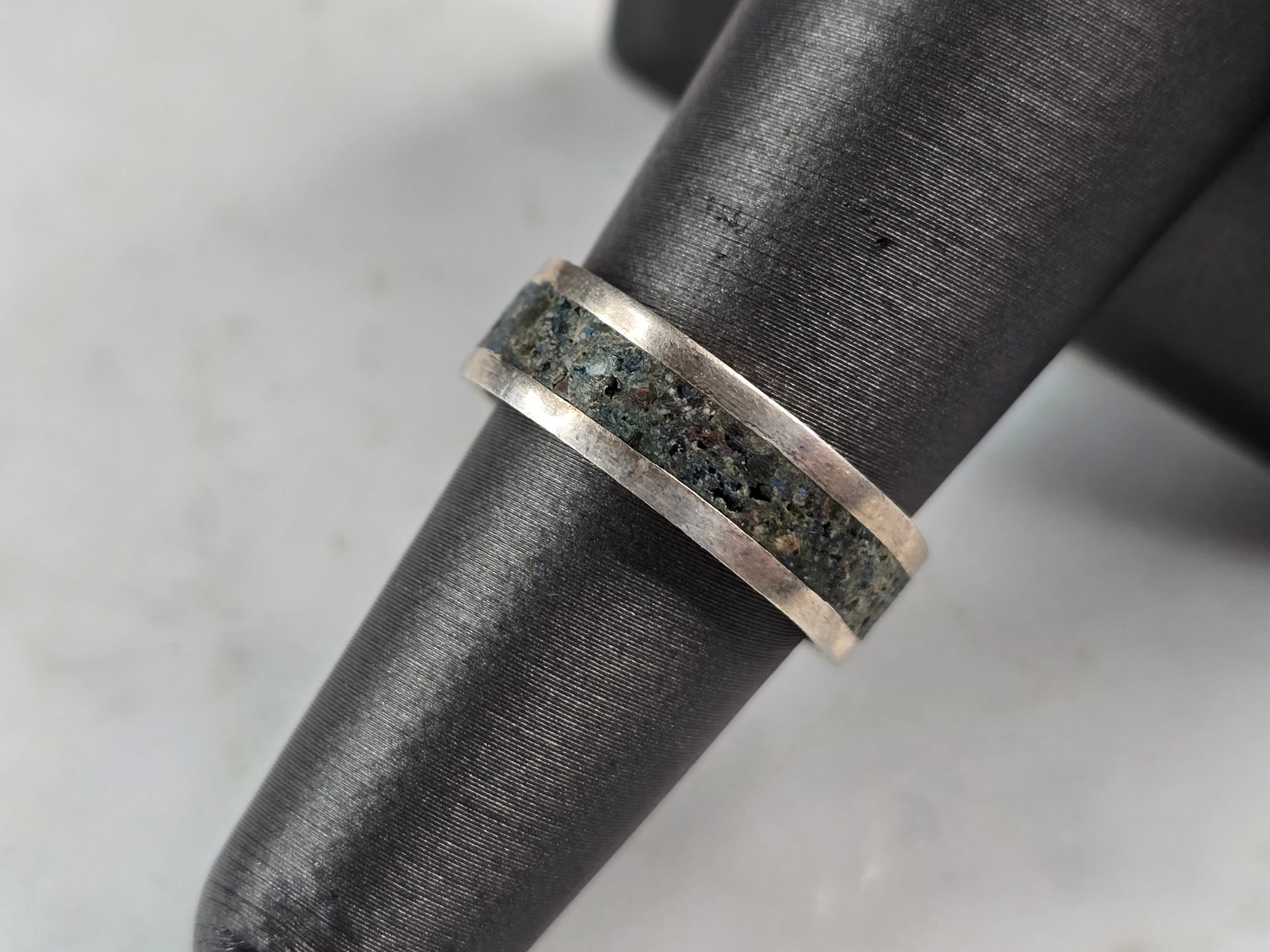 Womens Vintage Estate Sterling Silver Lapis Lazuli Stone Ring (1 of 5)