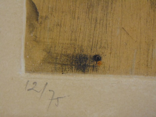 Vintage Modern Abstract Serigraph Etching Signed - 4