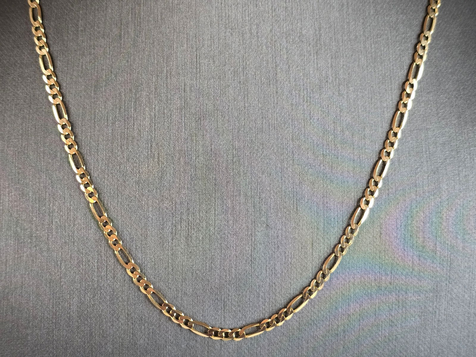 Womens Vintage Estate 14k Gold Italian Chain Link Necklace (1 of 3)