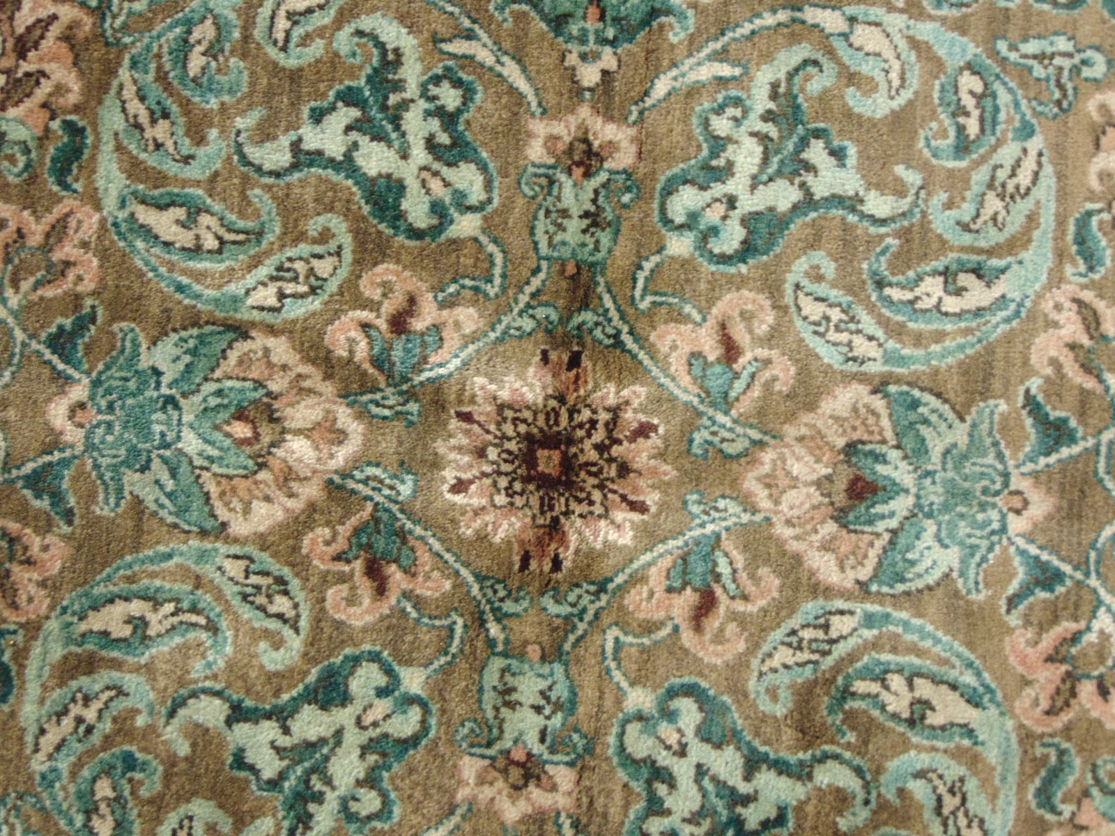 Vintage Estate Handmade Middle Eastern Kashan Rug - 4