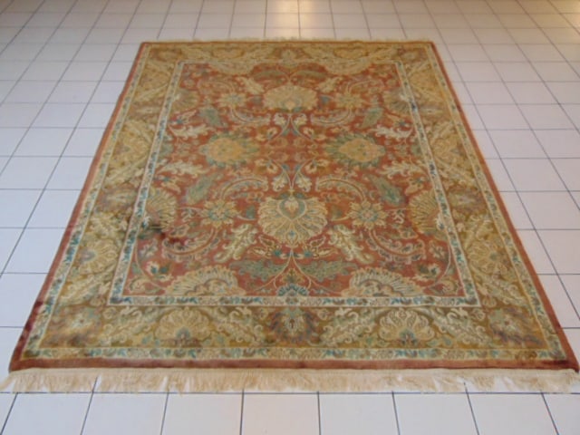 Vintage Estate Semi-Antique Handmade Kashan Rug (1 of 6)