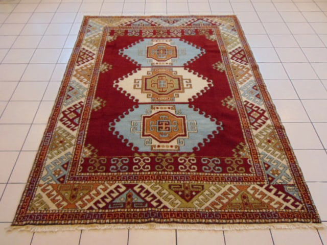 Vintage Estate Handmade Kazak Design Rug (1 of 6)