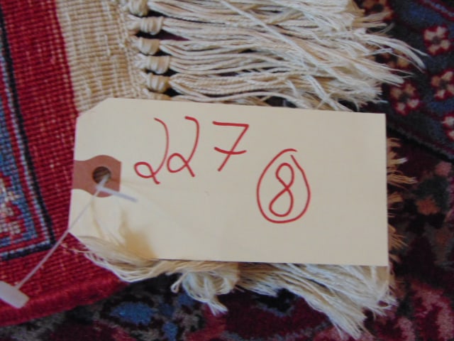 Vintage Estate Handmade Middle Eastern Rug - 7