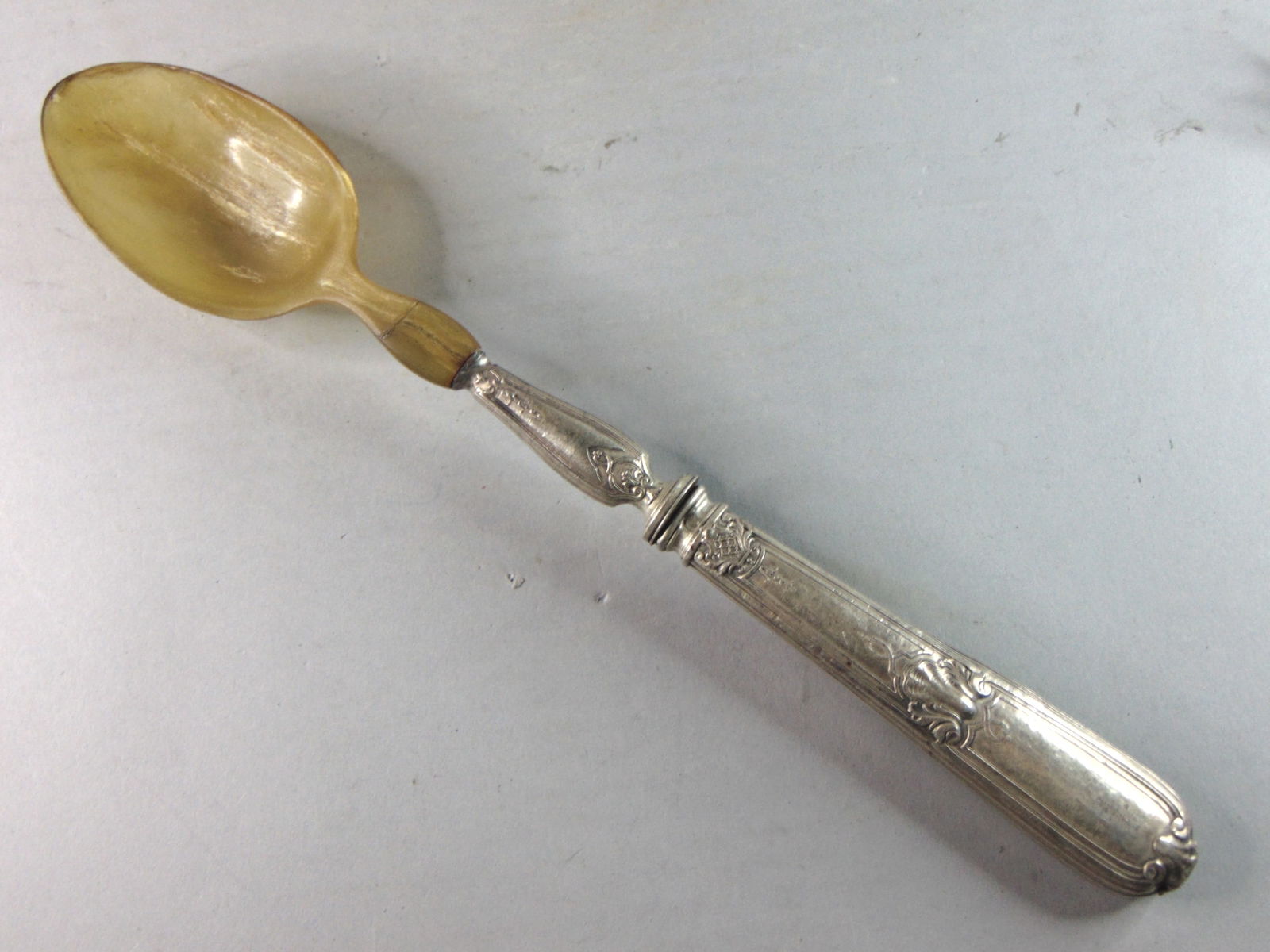 Antique Large Serving Spoon & Fork Set - 3