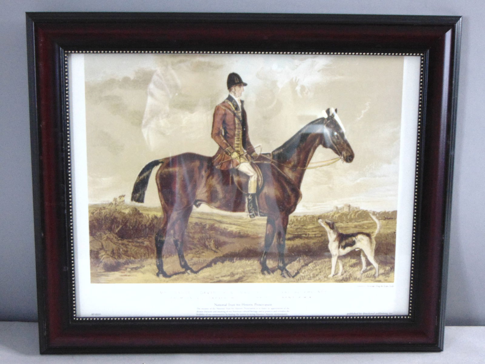 Vintage Estate "Huntsman of The Royal Buckhounds" Framed Art Print (1 of 7)