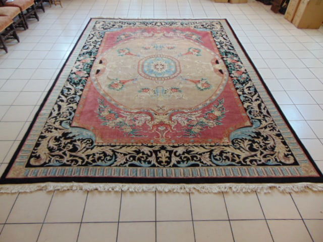 Vintage Estate Handmade Indo Aubusson Rug (1 of 6)