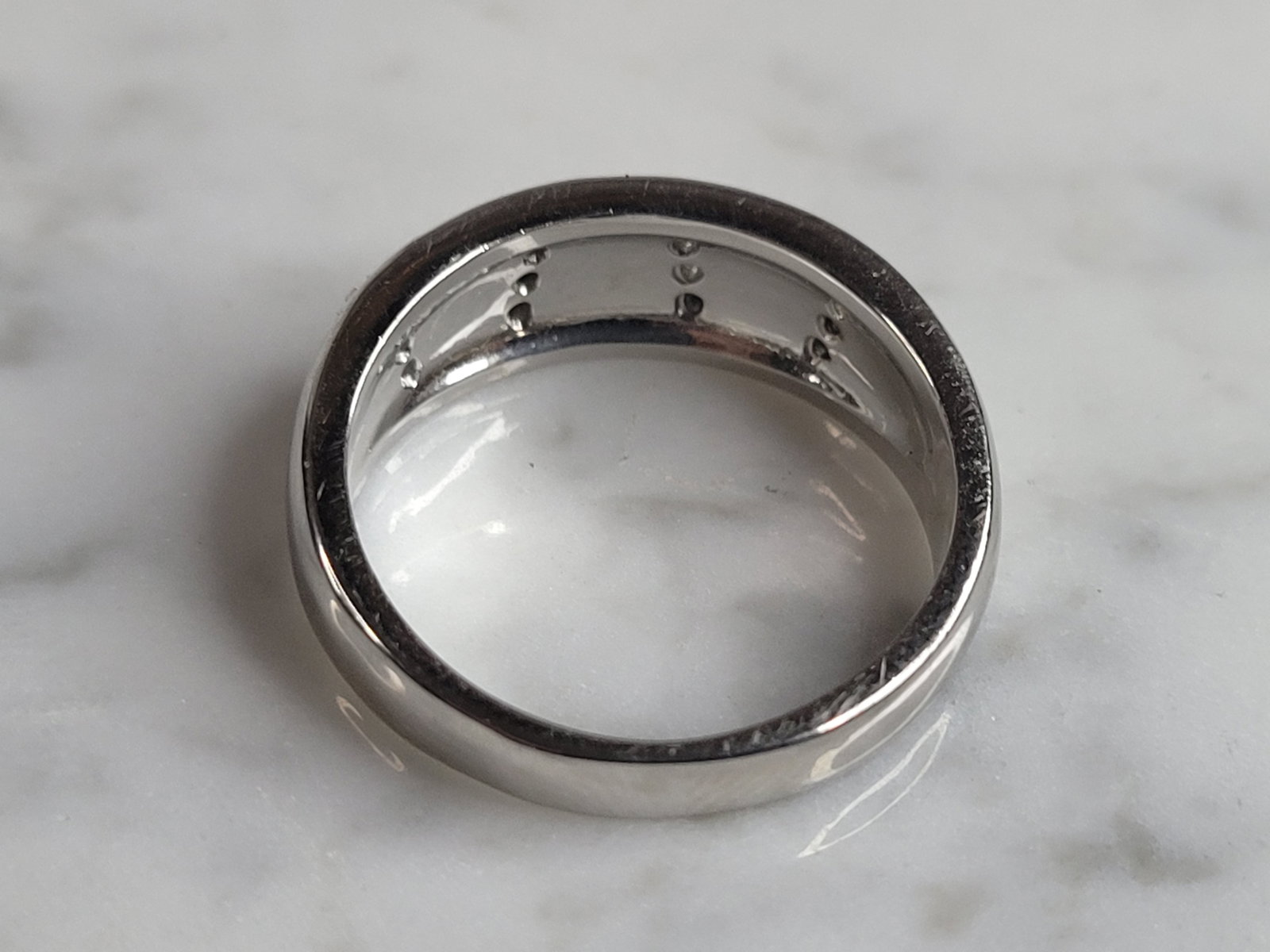 Womens Sterling Silver Modernist Opal Ring - 3