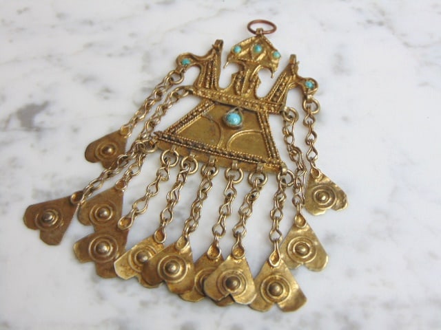 Womens Vintage Estate Sterling Silver Pendant (1 of 2)