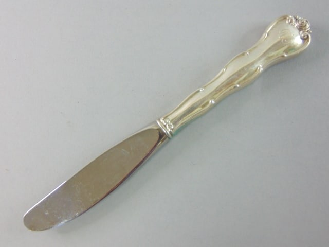 Gorham Sterling Silver Rondo Monogram Flatware 80pcs - 10