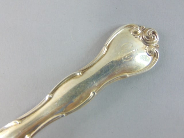 Gorham Sterling Silver Rondo Monogram Flatware 80pcs - 6