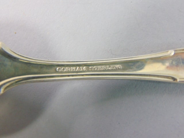 Gorham Sterling Silver Rondo Monogram Flatware 80pcs - 8