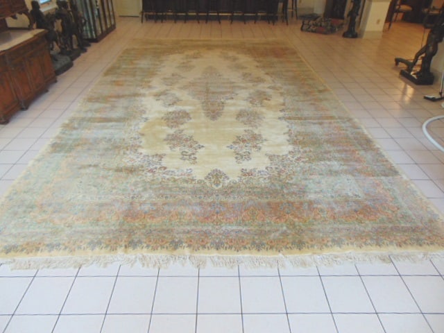 Vintage Estate Decorative Handmade Middle Eastern Rug (1 of 9)