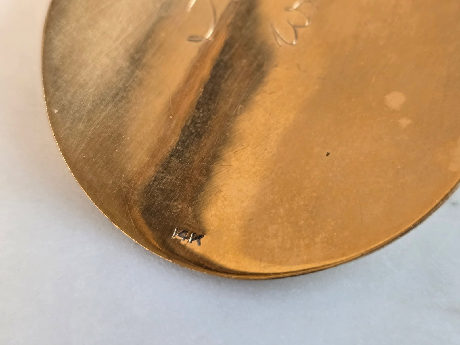 Vintage Estate 14K Yellow Gold Shoe Horn - 3