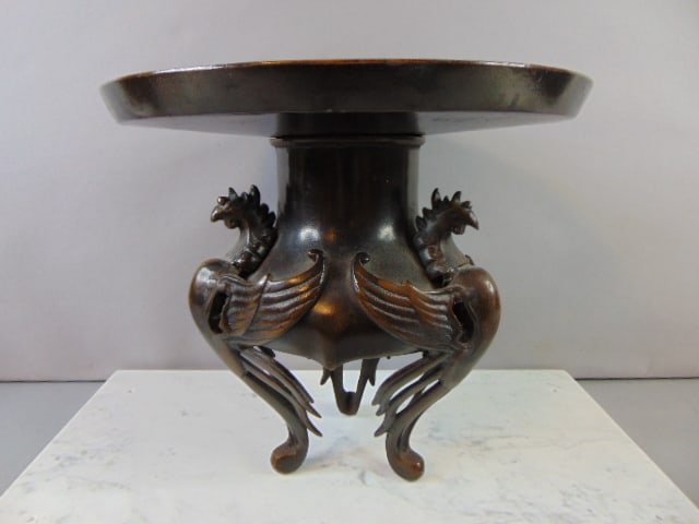 Vintage Antique Chinese Bronze Usabata Censor (1 of 5)