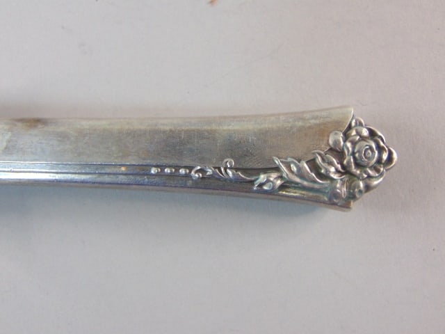 Heirloom Sterling Silver Damask Rose Flatware Set 179Pc - 12