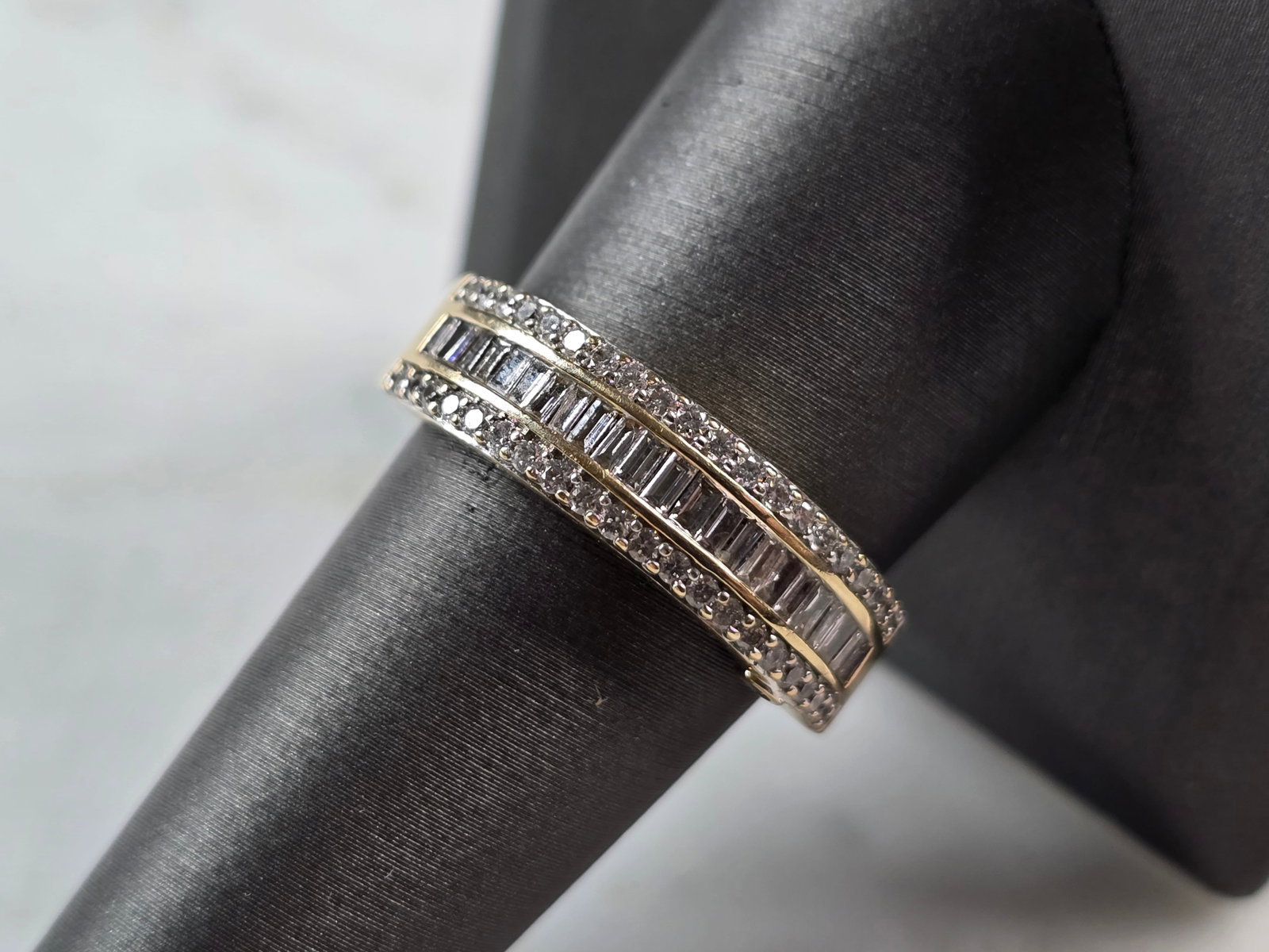 Womens Vintage Estate 14K Yellow Gold Marilyn Monroe Diamond Ring (1 of 7)