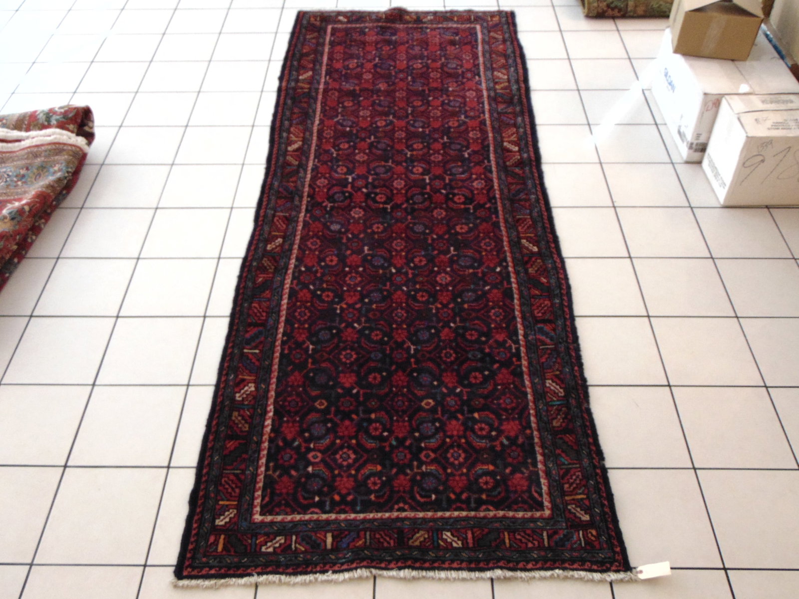 Vintage Antique Decorative Handmade Middle Eastern Bakhtiari Runner Rug (1 of 4)