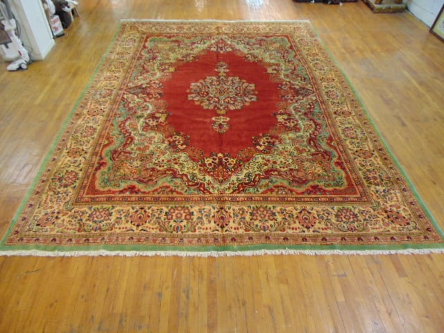 Vintage Estate Semi-Antique Handmade Rug (1 of 7)