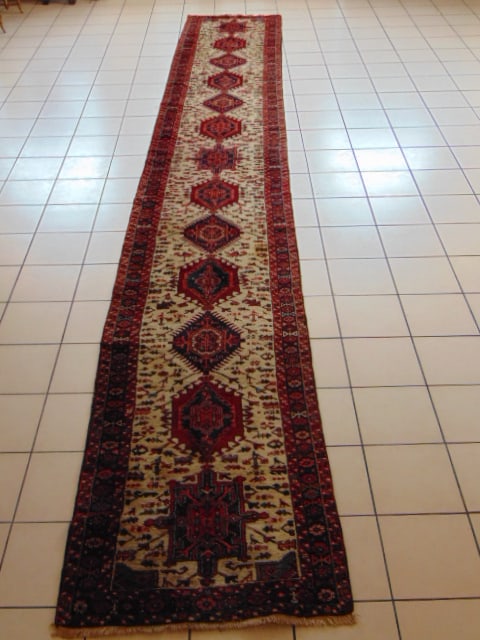 Vintage Estate Antique Handmade Hamadan Rug (1 of 7)