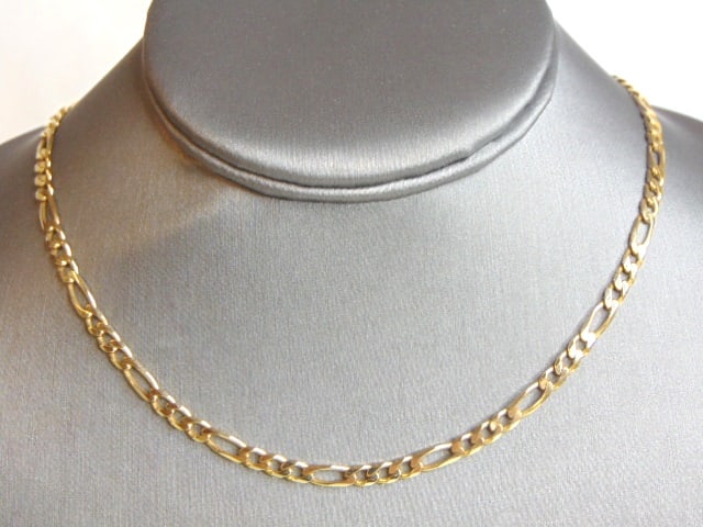 Mens Womens Vintage Estate 14K Yellow Gold Chain Necklace (1 of 2)