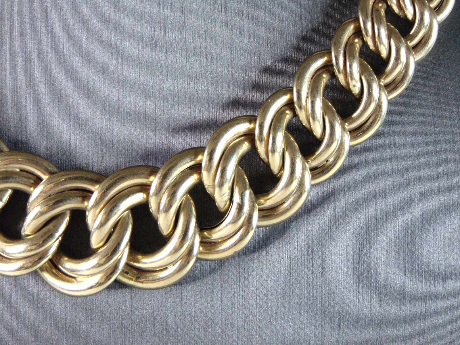 Heavy Vintage Estate 14K Yellow Gold Chain Necklace - 2
