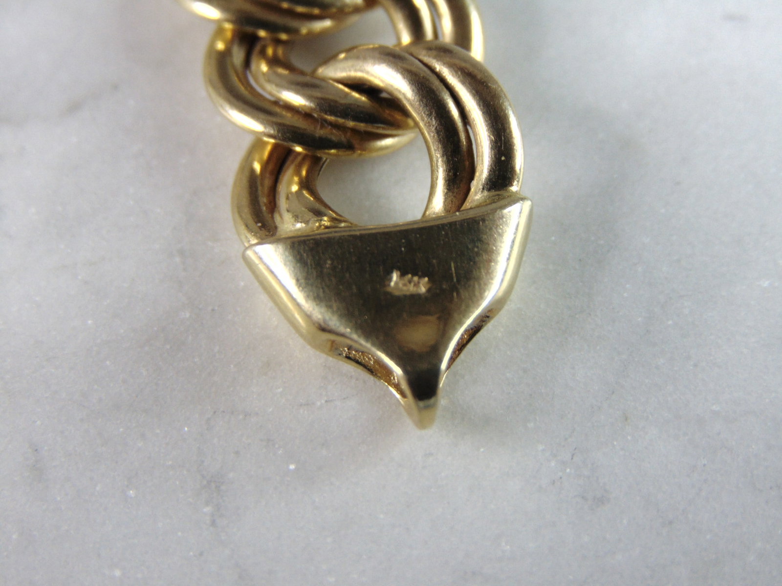 Heavy Vintage Estate 14K Yellow Gold Chain Necklace - 4