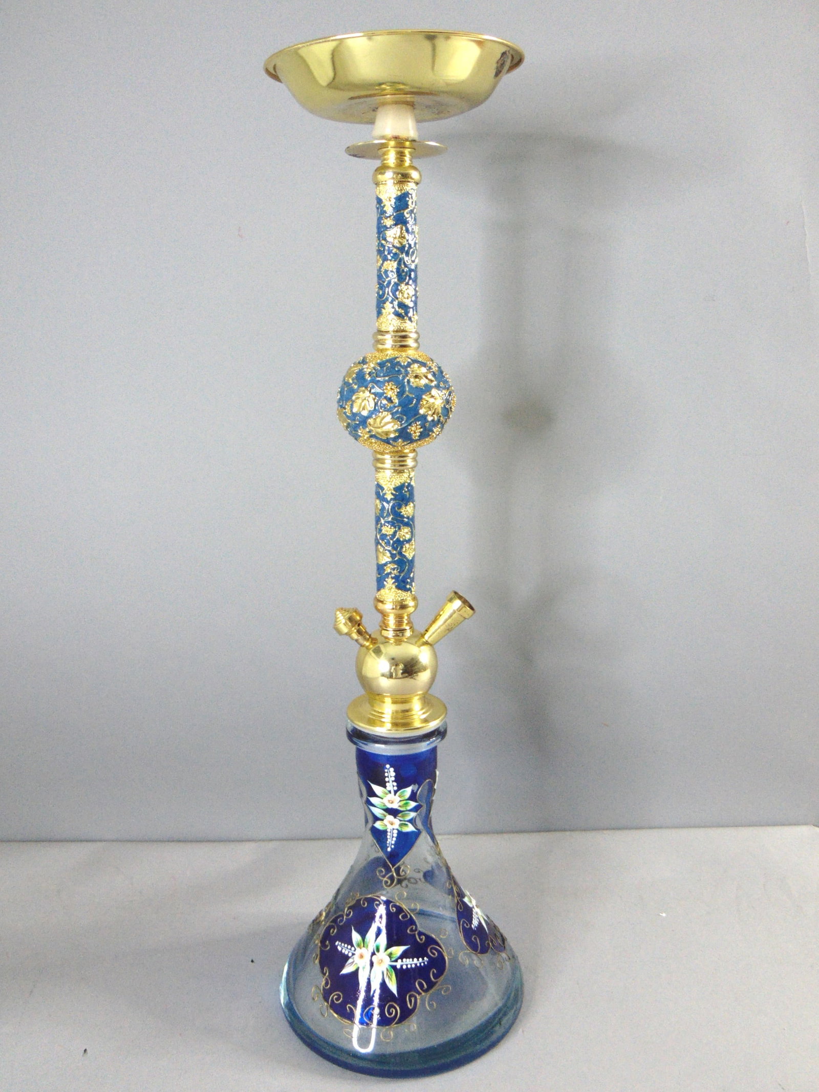 Hand Painted Middle Eastern Hookah Bong Water Pipe - 2