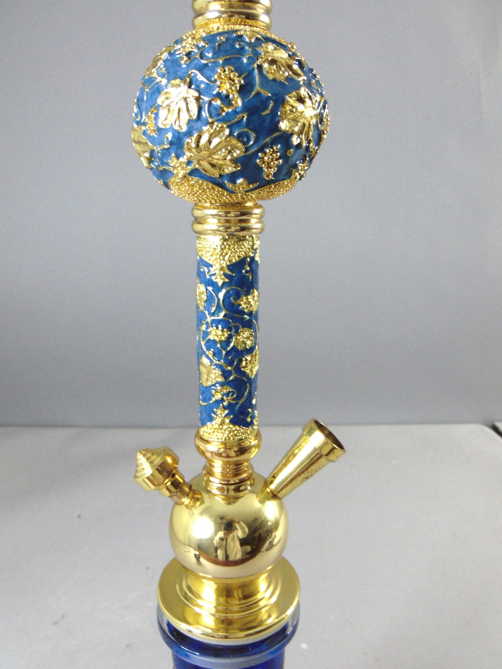 Hand Painted Middle Eastern Hookah Bong Water Pipe - 4