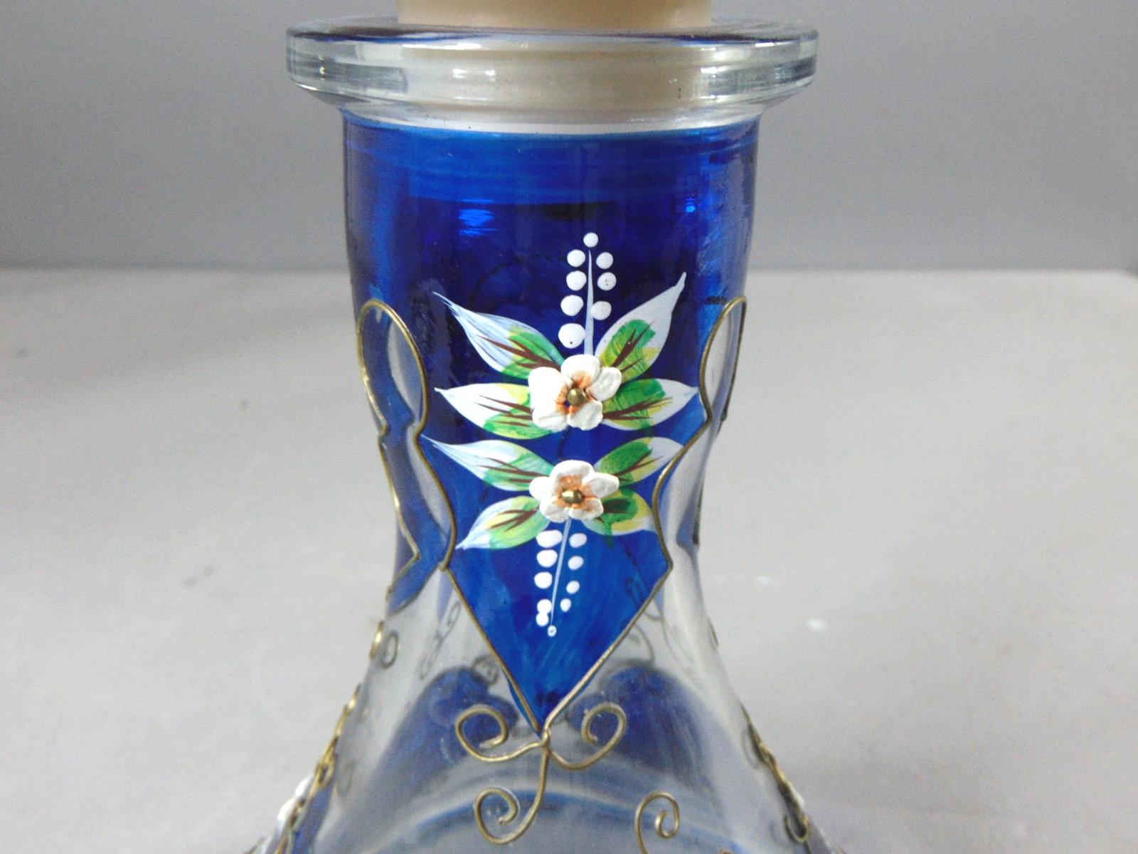 Hand Painted Middle Eastern Hookah Bong Water Pipe - 7