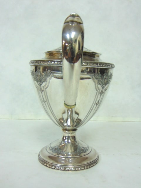 ANTIQUE WATSON STERLING SILVER TEA POT - 5