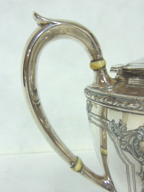 ANTIQUE WATSON STERLING SILVER TEA POT - 8