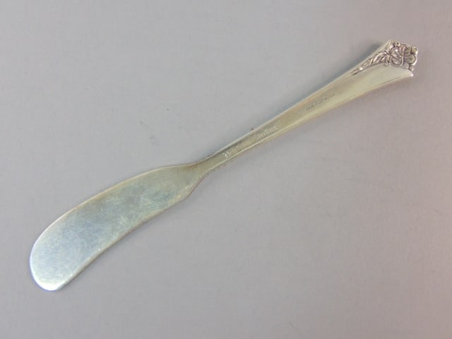 Heirloom Sterling Silver Damask Rose Flatware Set 179Pc - 7