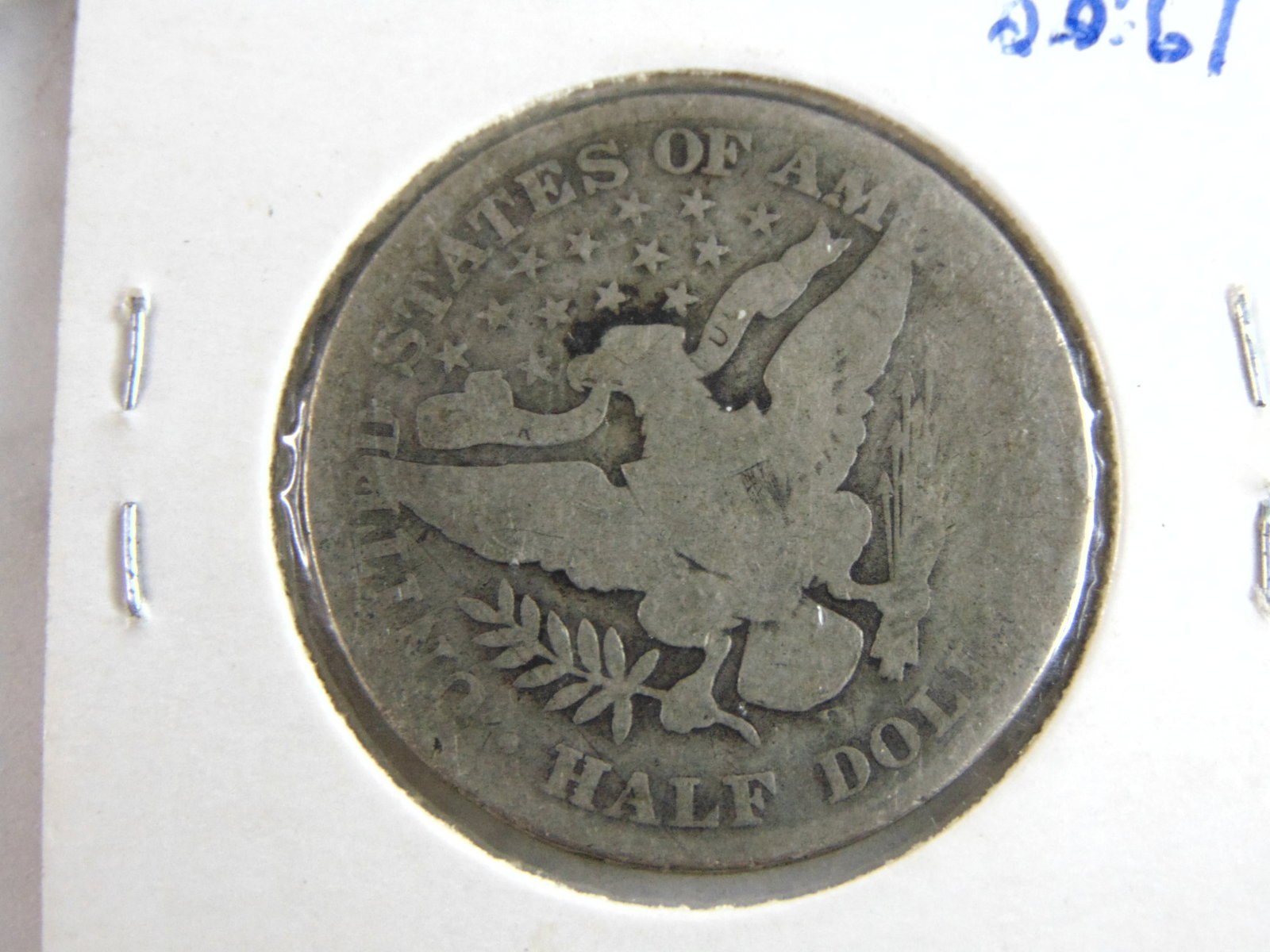 1912 Barber Half Dollar Coin - 3