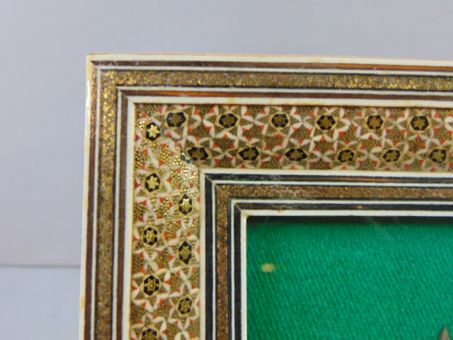 Etched Copper Eagle w/ Khatam Inlaid Frame - 3