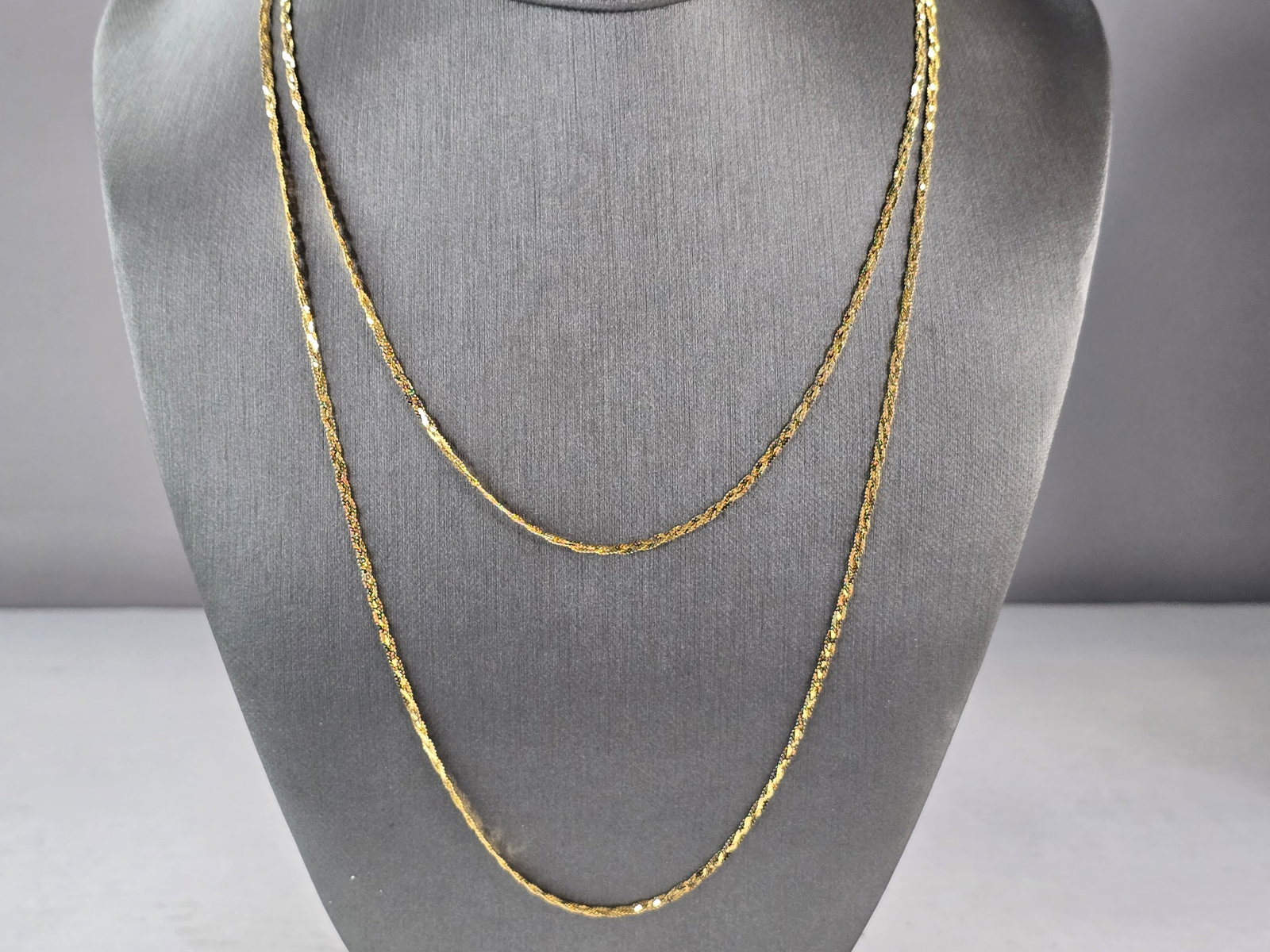 Womens Vintage Estate 14K Yellow Gold Necklace (1 of 4)