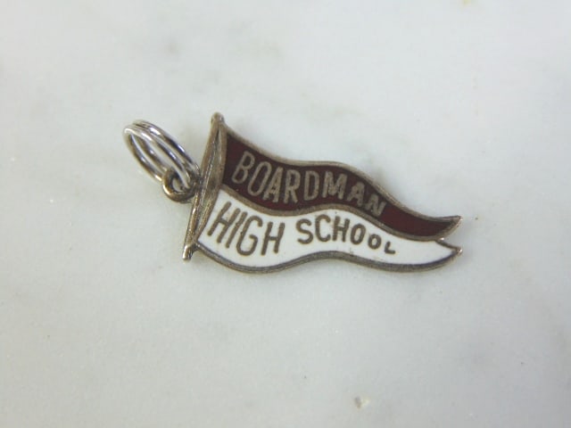 Womens Vintage Sterling Silver Broadman High School: A WOMEN'S VINTAGE ESTATE STERLING SILVER BROADMAN HIGH SCHOOL CHARM . CHARM MEASURES 1 1/8" LONG BY 1/2" WIDE AND WEIGHS 1.4g. MAKES A GREAT GIFT FOR THAT SOMEONE SPECIAL. ANY QUESTIONS, PLEASE ASK. B