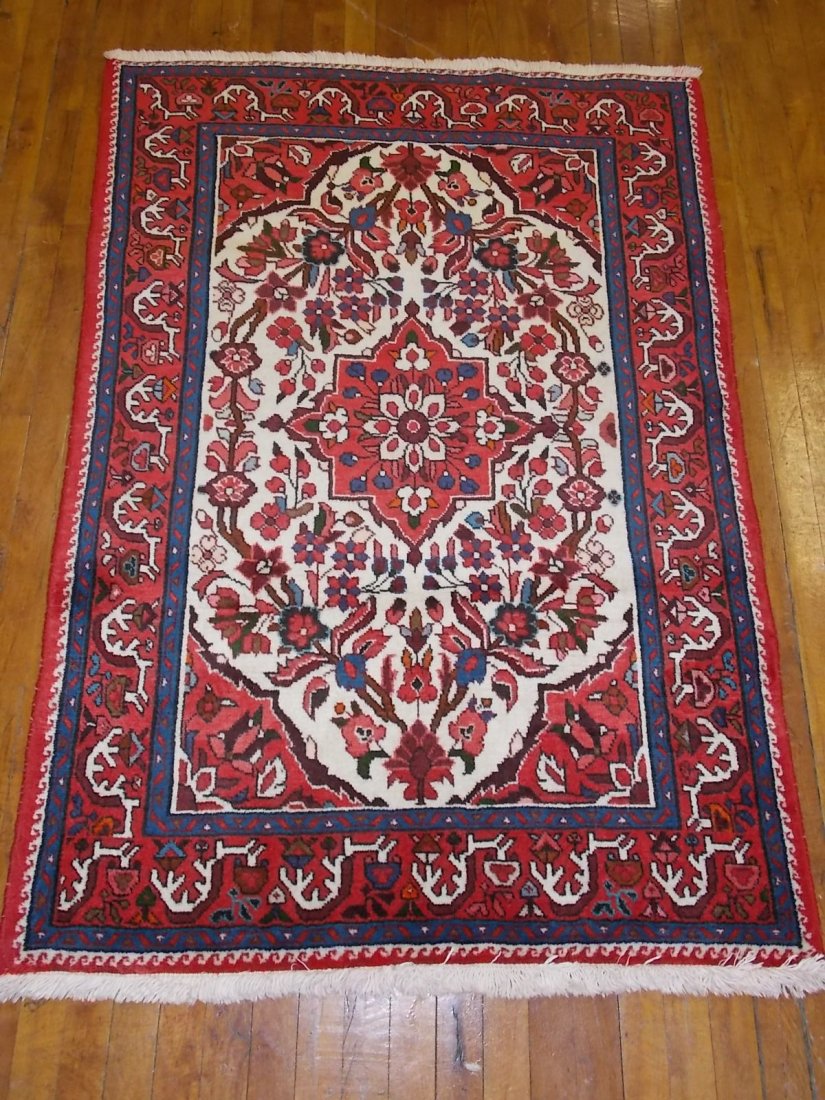 Handmade Persian Hamadan Rug 3 X 5 (1 of 7)