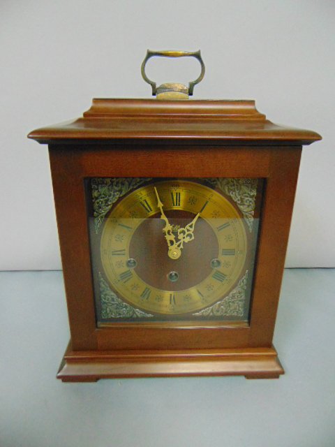 VINTAGE GERMAN WELBY BRACKET CLOCK WESTMINSTER CHIMES (1 of 10)