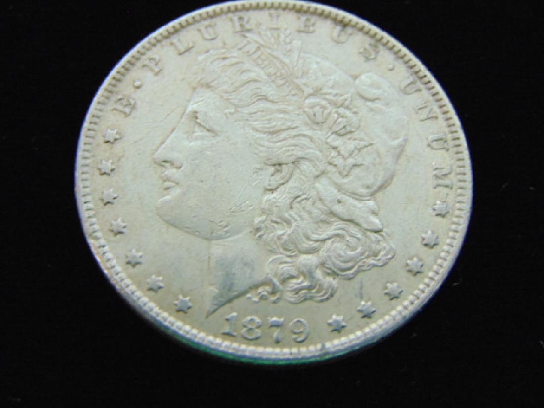 1879 MORGAN SILVER DOLLAR COIN ESTATE FIND (1 of 2)