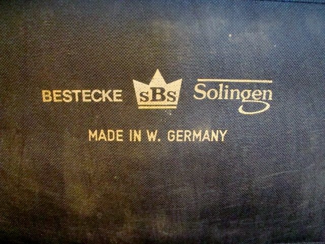 Vintage Bestecke Solingen 70 Piece Gold Plated Silverwa - 2