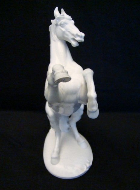 Nymphenburg Porcelain Prancing Horse Figurine - 4