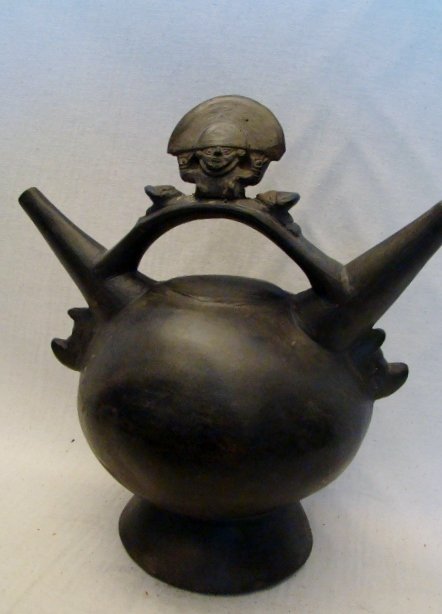 Peruvian Artifact. Digged Circa 1968 in Peruvian Tombs.